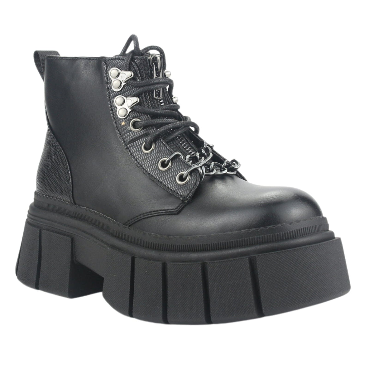 Botin Chalada Mujer Bresh-2 Negro Plataforma Botines Plataforma Chalada 