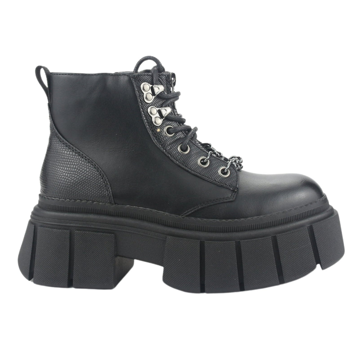 Botin Chalada Mujer Bresh-2 Negro Plataforma Botines Plataforma Chalada 