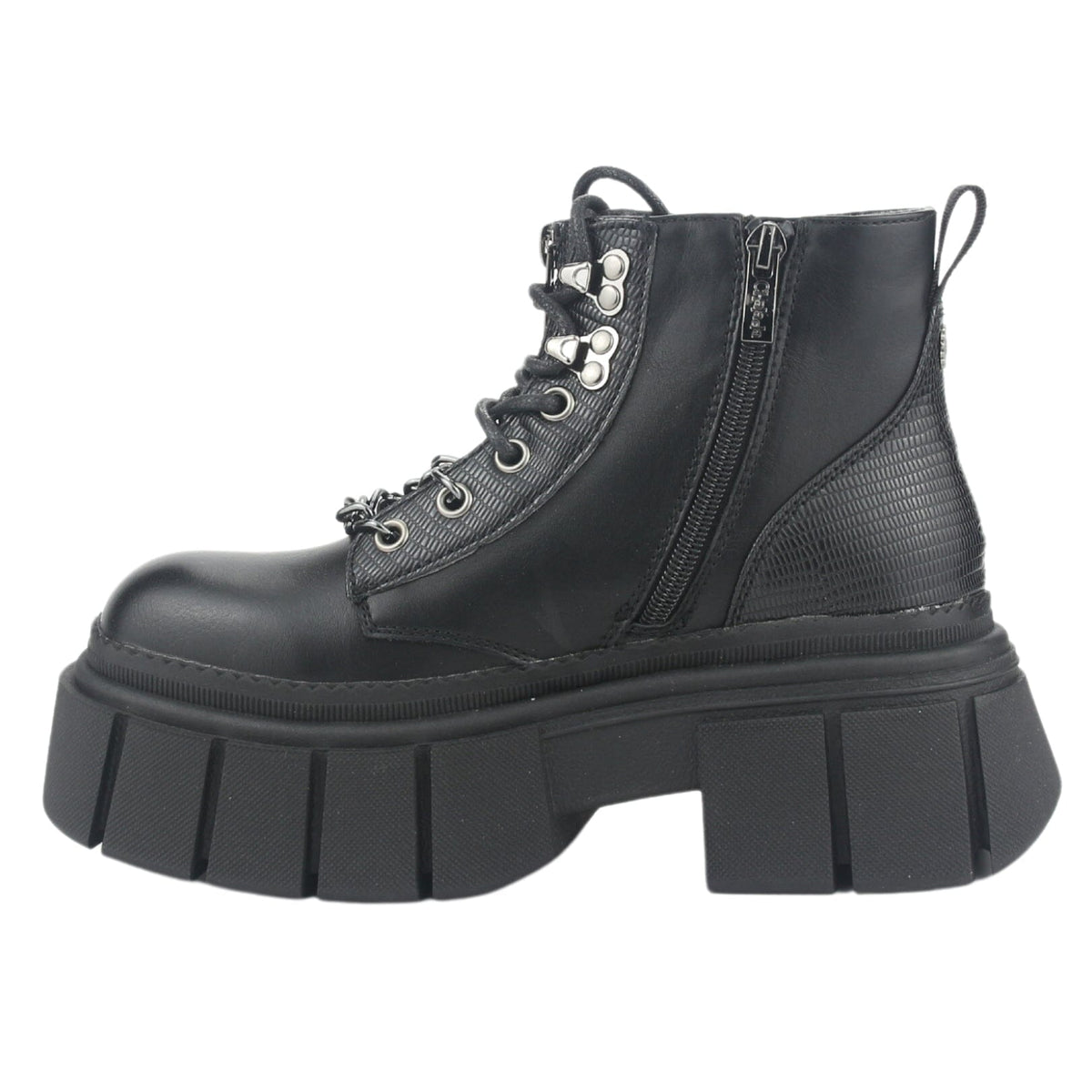 Botin Chalada Mujer Bresh-2 Negro Plataforma Botines Plataforma Chalada 