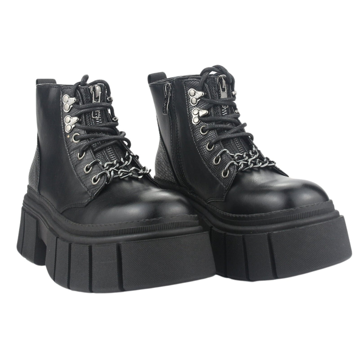 Botin Chalada Mujer Bresh-2 Negro Plataforma Botines Plataforma Chalada 