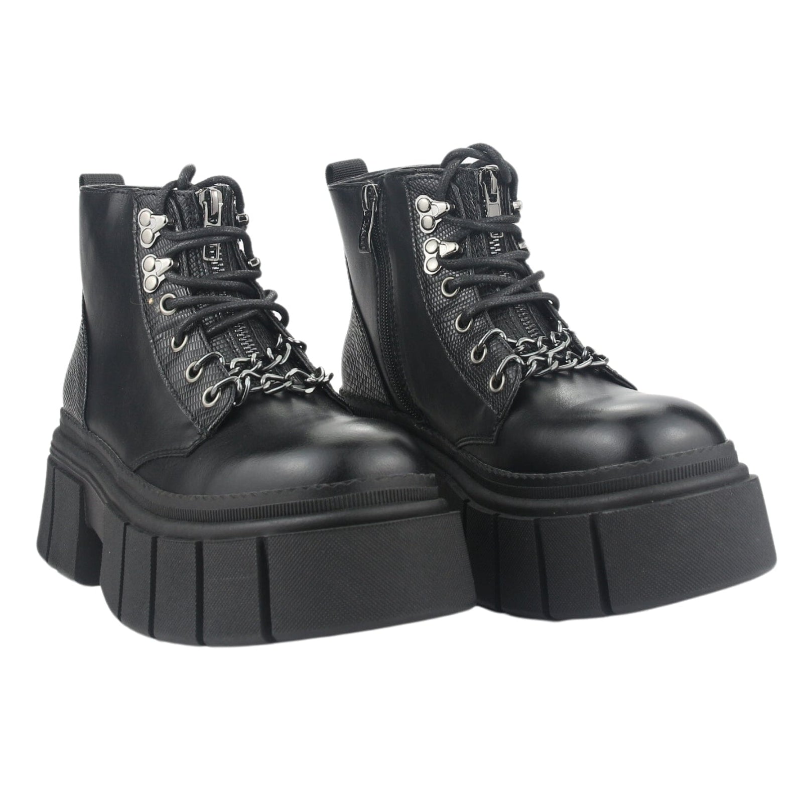 Botin Chalada Mujer Bresh-2 Negro Plataforma Botines Plataforma Chalada 