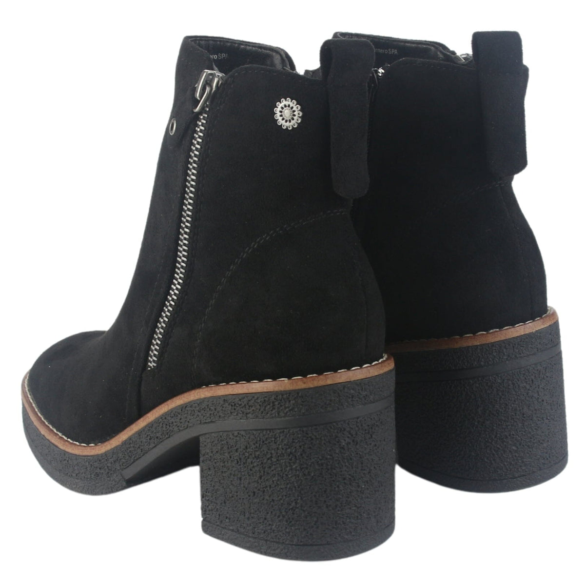 Botin Chalada Mujer Bricca-2 Negro Casual Botines Taco Chalada 