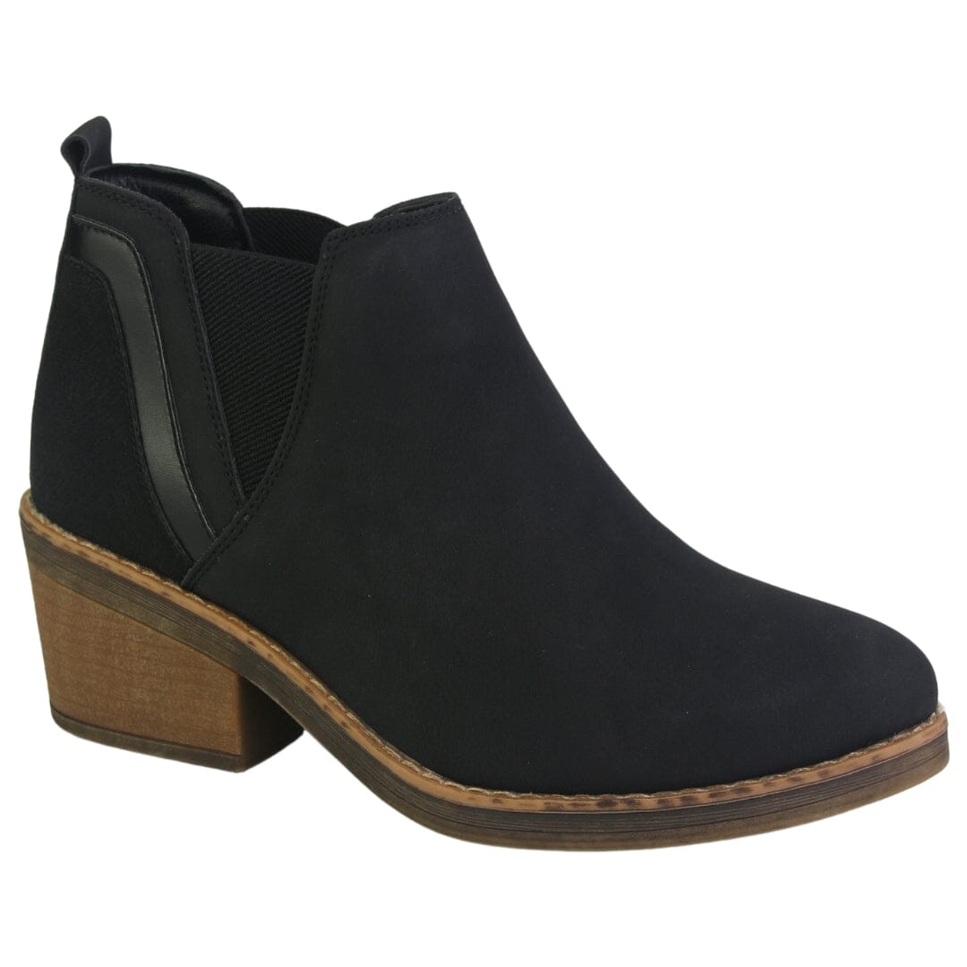 Botin Chalada Mujer Camp-30 Negro Casual Botines Taco Chalada 
