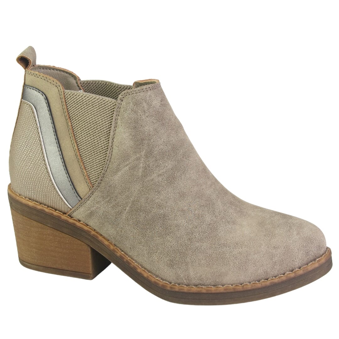 Botin Chalada Mujer Camp-30 Taupe Casual Botines Taco Chalada 