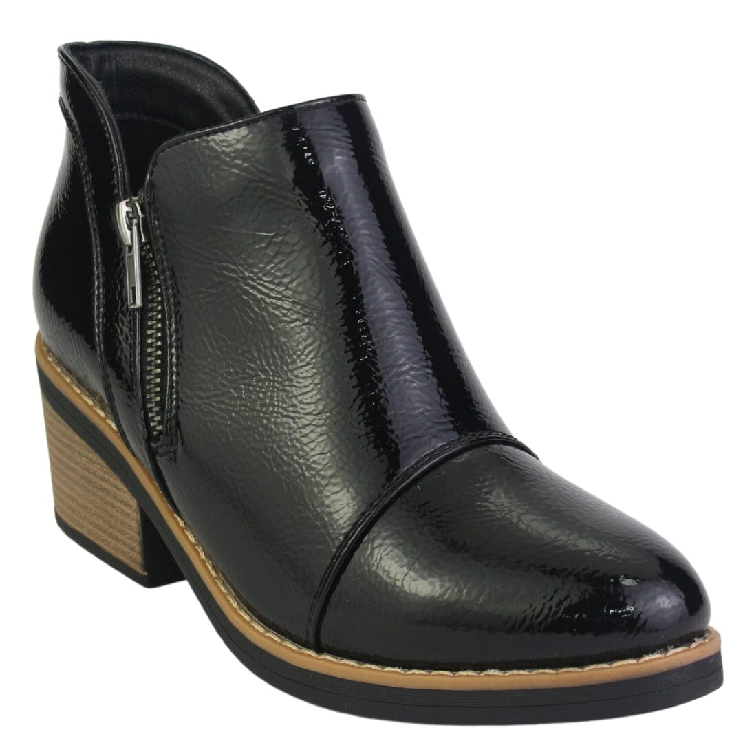 Botin Chalada Mujer Camp-31 V Negro Casual Botines Taco Chalada 