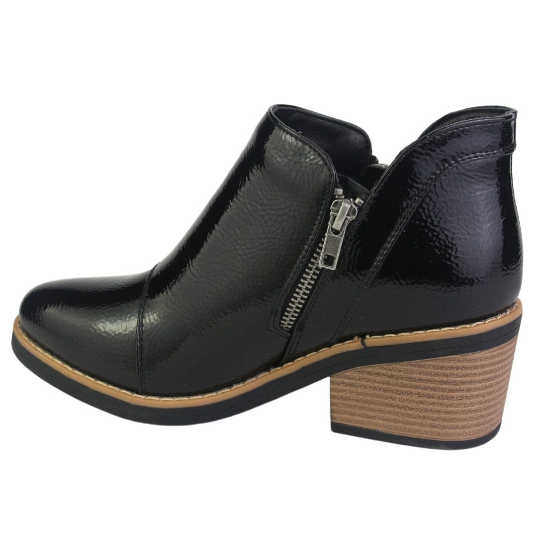 Botin Chalada Mujer Camp-31 V Negro Casual Botines Taco Chalada 