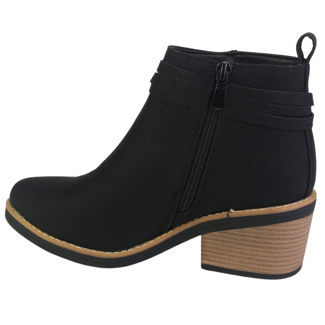 Botin Chalada Mujer Camp-38 Negro Casual Botines Taco Chalada 