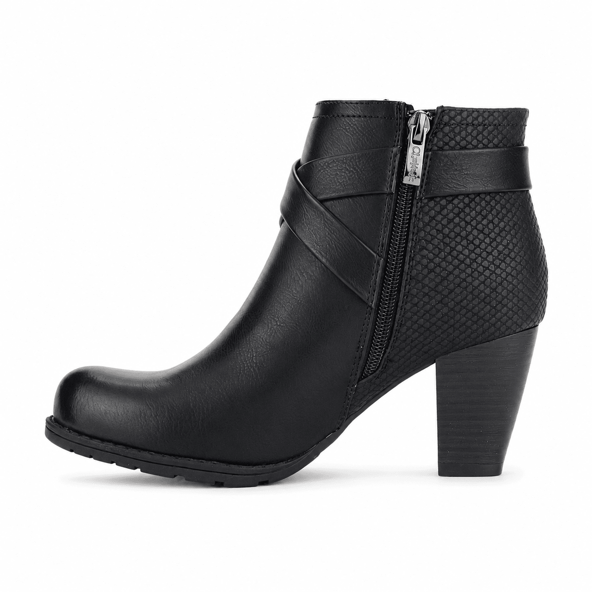 Botin Chalada Mujer Ceta-17 Negro Casual Botines Taco Chalada 