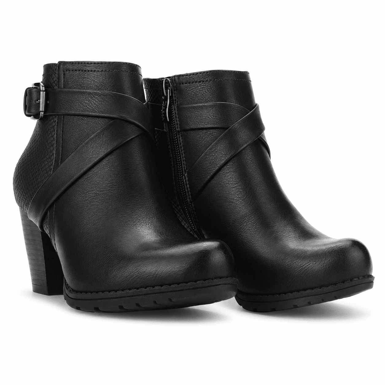 Botin Chalada Mujer Ceta-17 Negro Casual Botines Taco Chalada 