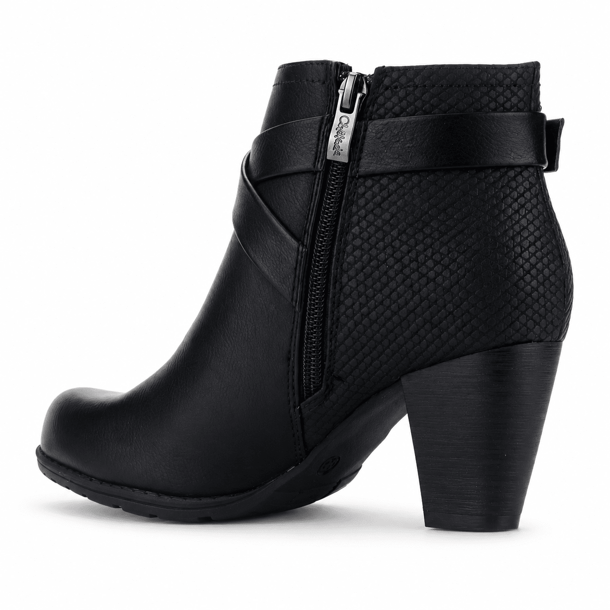 Botin Chalada Mujer Ceta-17 Negro Casual Botines Taco Chalada 