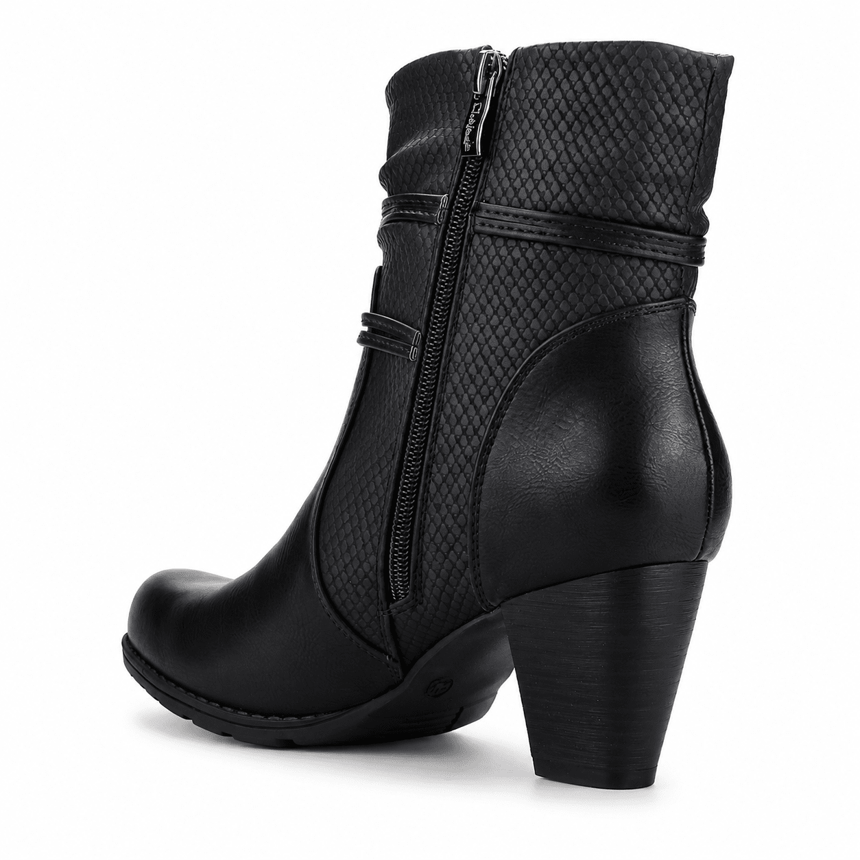 Botin Chalada Mujer Ceta-20 Negro Casual Botines Taco Chalada 