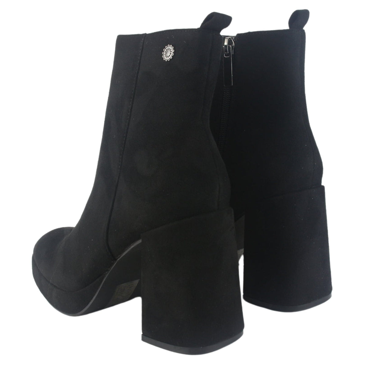 Botin Chalada Mujer Coff-1 S Negro Casual Botines Taco Chalada 
