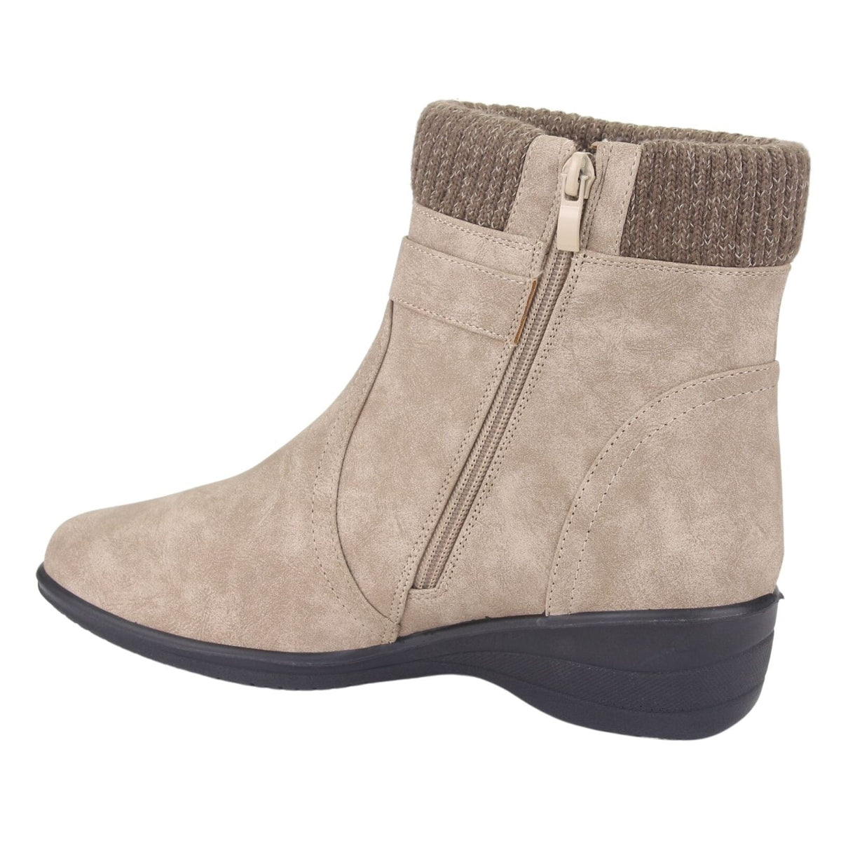 Botin Chalada Mujer Confort-4 Beige Casual Botines Planos Chalada 