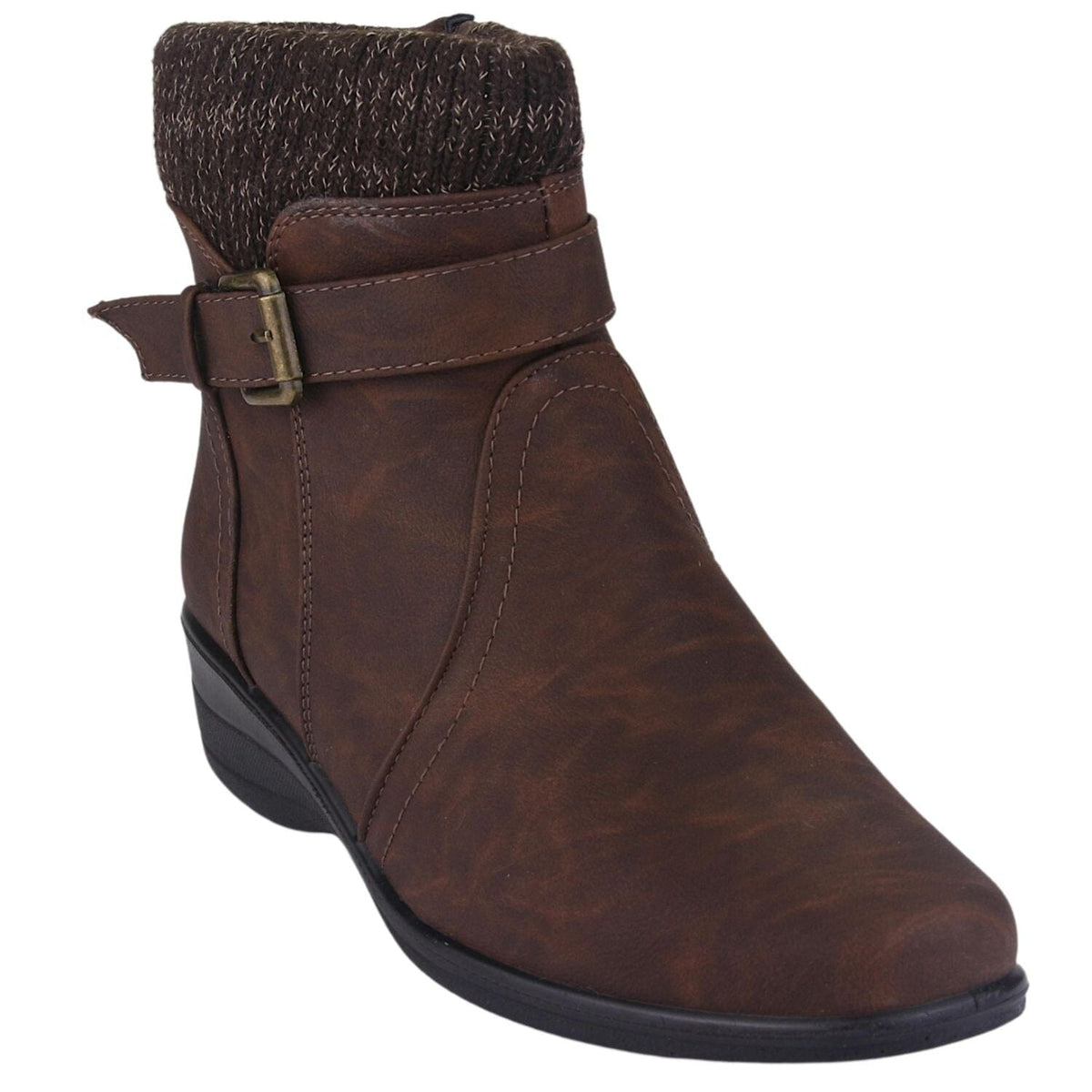 Botin Chalada Mujer Confort-4 Café Casual Botines Chalada 