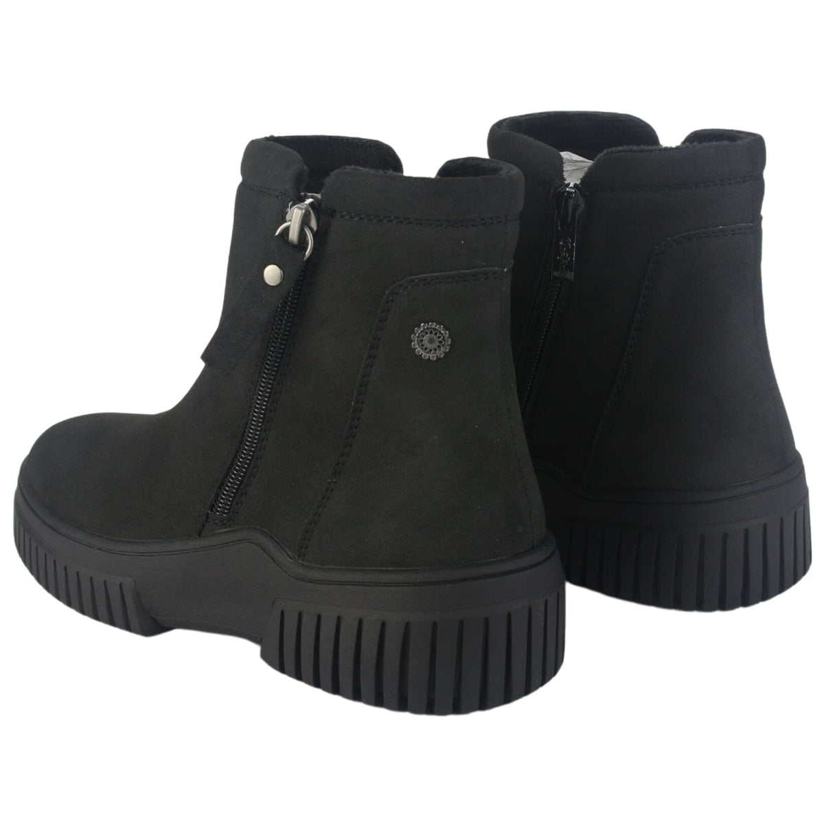 Botin Chalada Mujer Corso-4 Negro Casual Botines Taco Chalada 