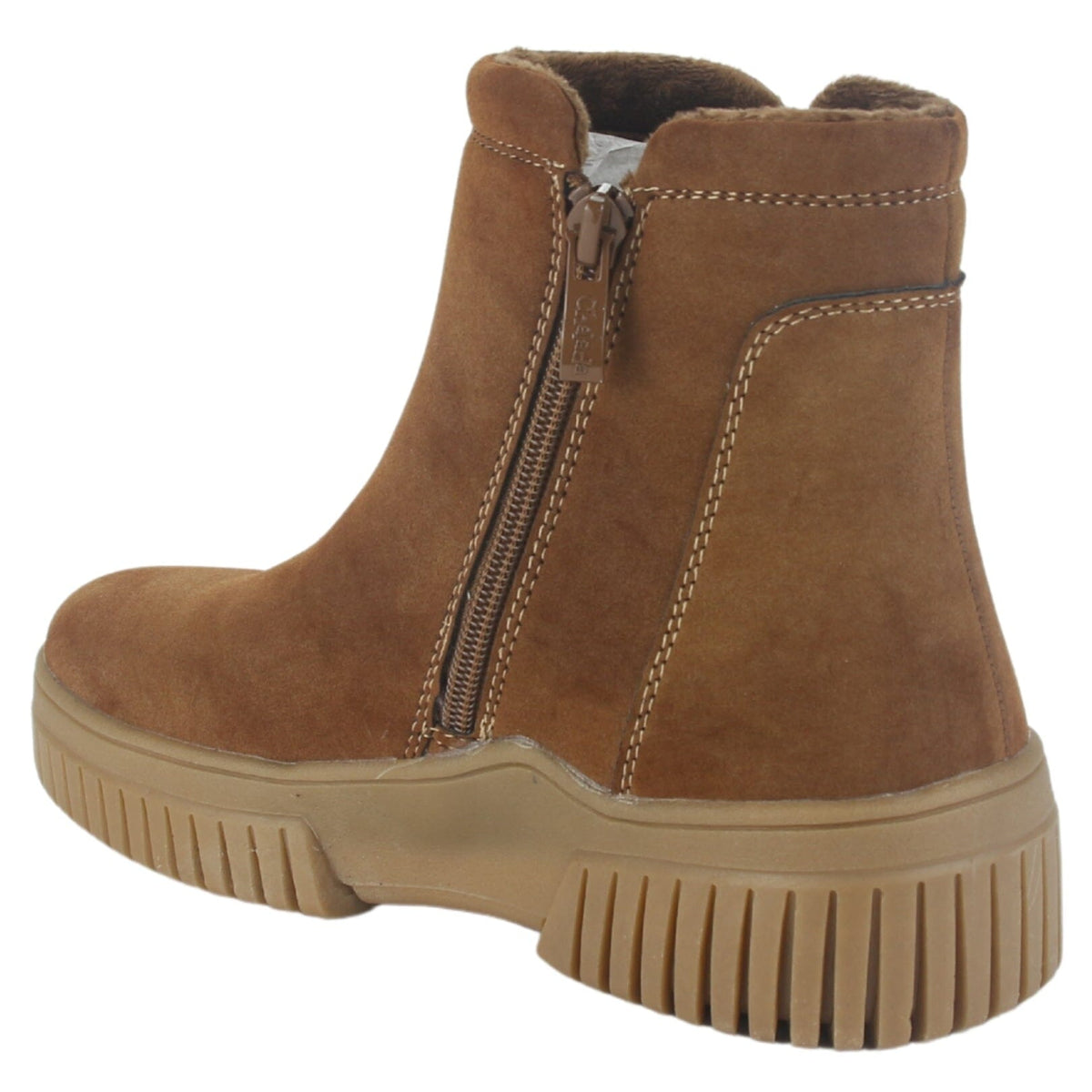Botin Chalada Mujer Corso-4 Tostado Casual Botines Taco Chalada 