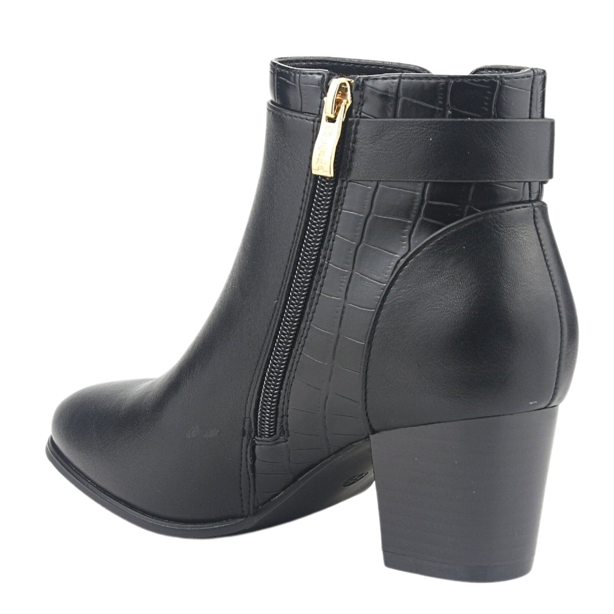 Botin Chalada Mujer Costa-2 Negro Casual Botines Taco Chalada 