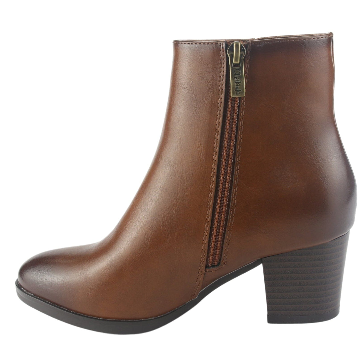 Botin Chalada Mujer Costa-3 Tostado Casual Botines Taco Chalada 