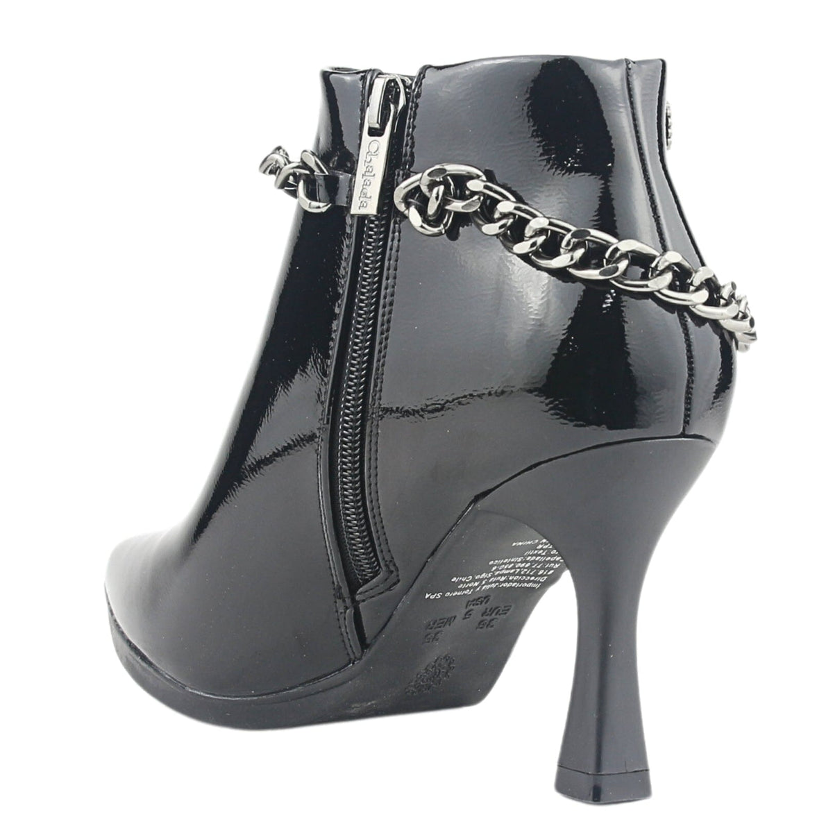 Botin Chalada Mujer Cyril-6 Negro Casual Botines Taco Chalada 