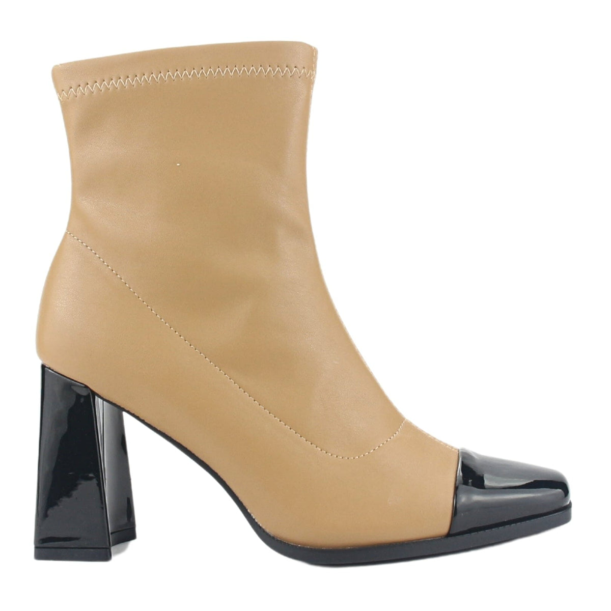 Botin Chalada Mujer Ducco-2 Beige Casual Botines Taco Chalada 
