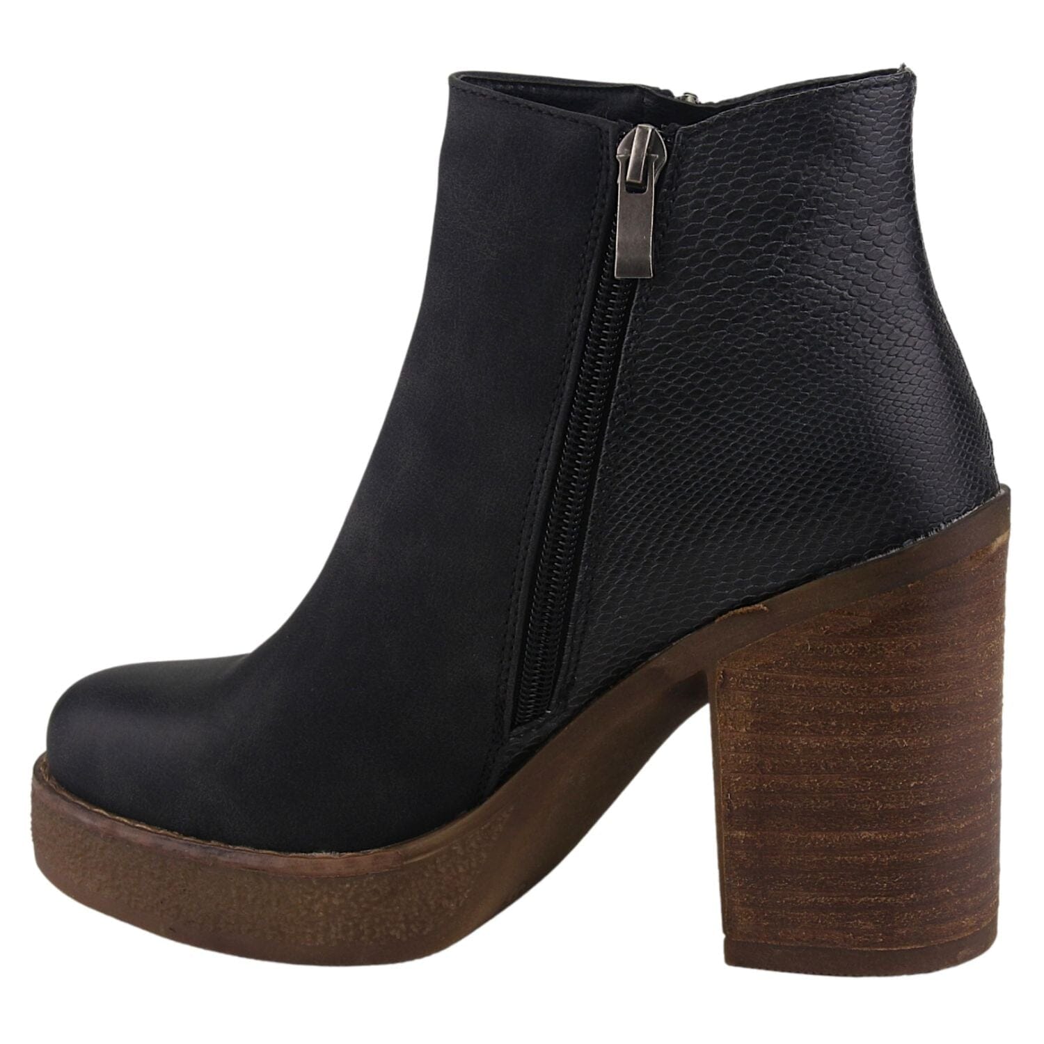 Botin Chalada Mujer Ella-1 Negro Moda Botines Chalada 