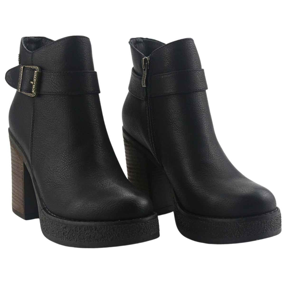 Botin Chalada Mujer Ella-15 Negro Casual Botines Taco Chalada 