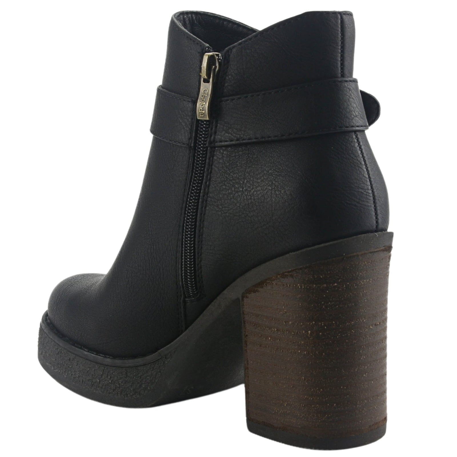 Botin Chalada Mujer Ella-15 Negro Casual Botines Taco Chalada 