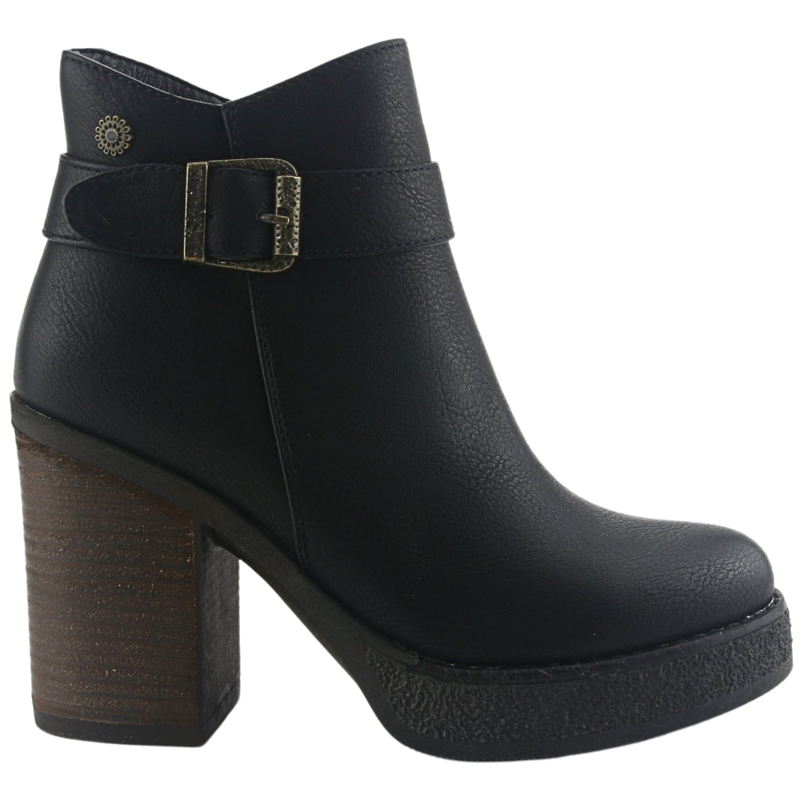Botin Chalada Mujer Ella-15 Negro Casual Botines Taco Chalada 