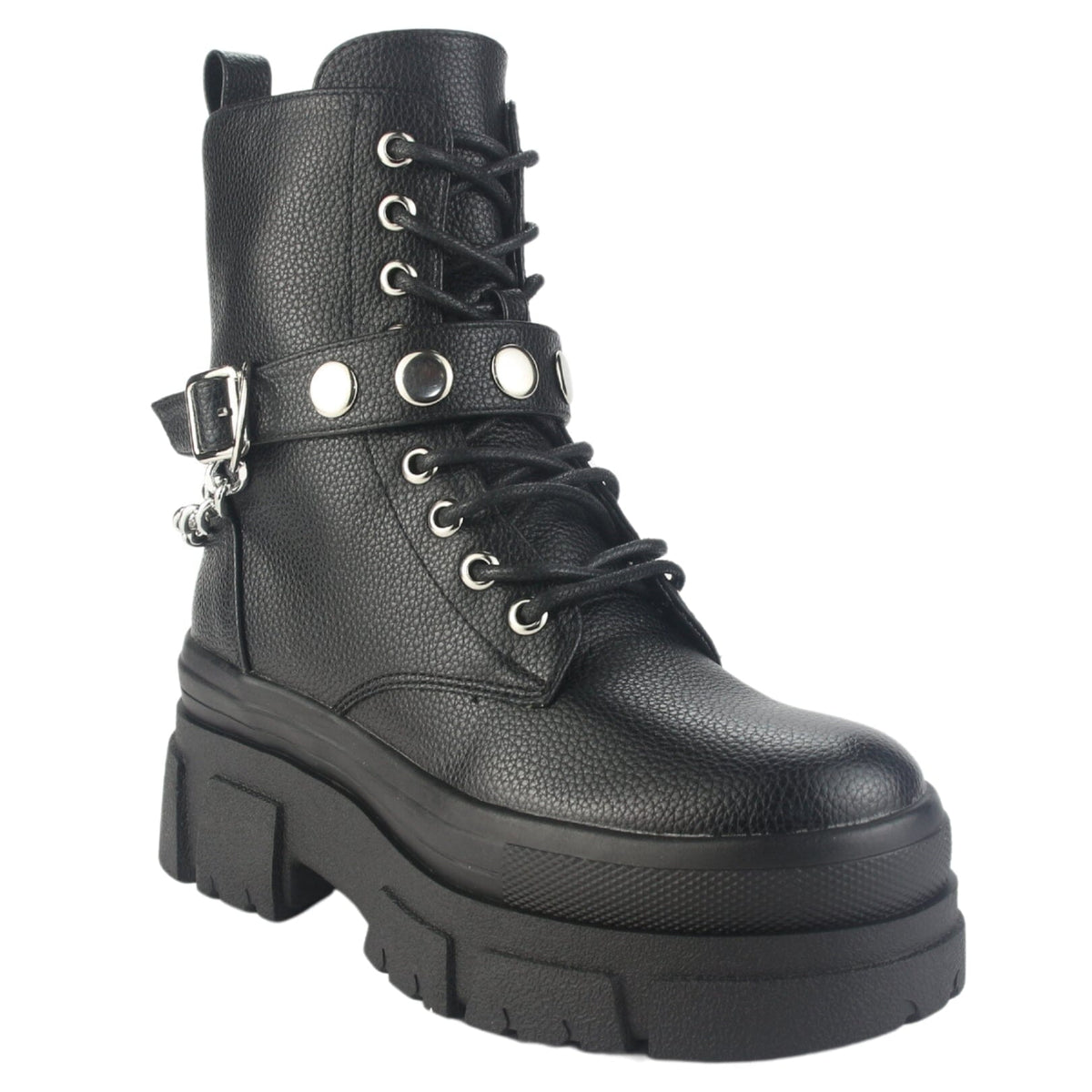 Botin Chalada Mujer Fley-3 Negro Casual Botines Plataforma Chalada 