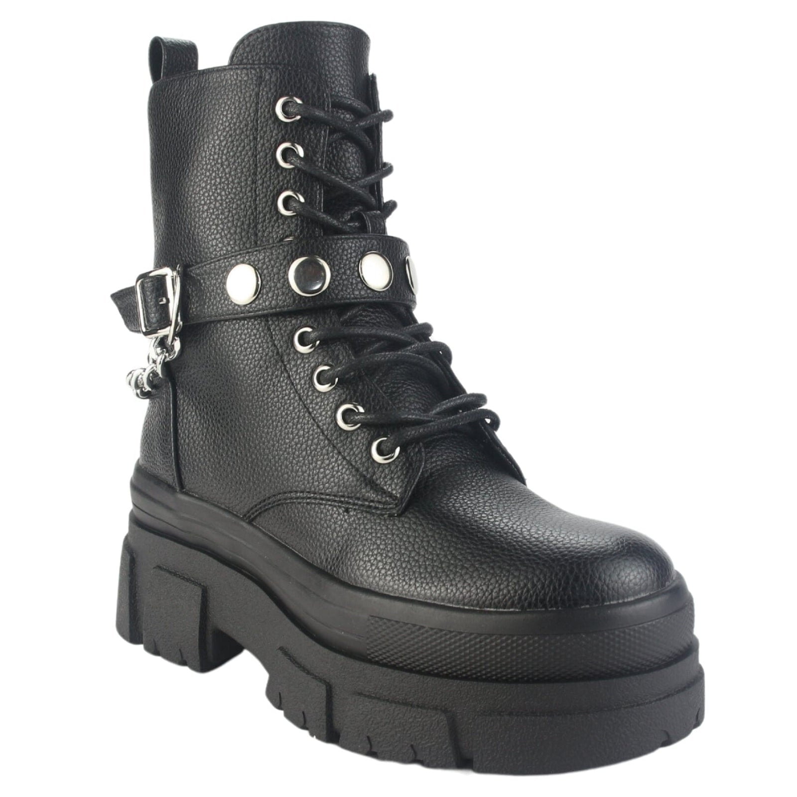 Botin Chalada Mujer Fley-3 Negro Casual Botines Plataforma Chalada 