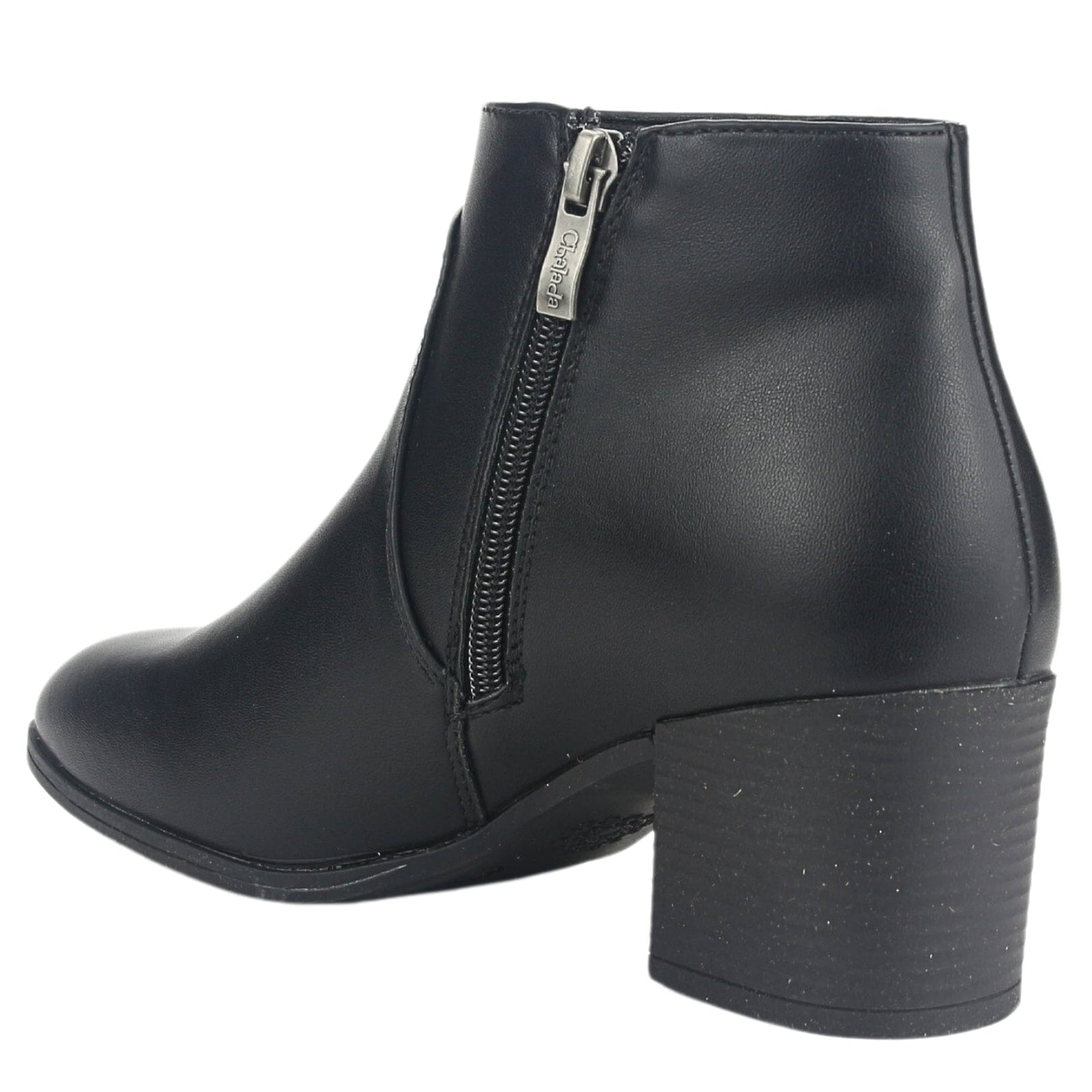 Botin Chalada Mujer Gally-2 Negro Casual Botines Taco Chalada 