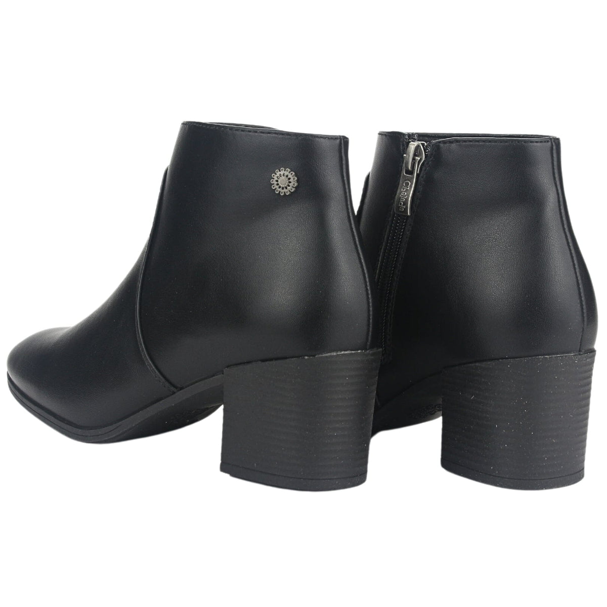 Botin Chalada Mujer Gally-2 Negro Casual Botines Taco Chalada 
