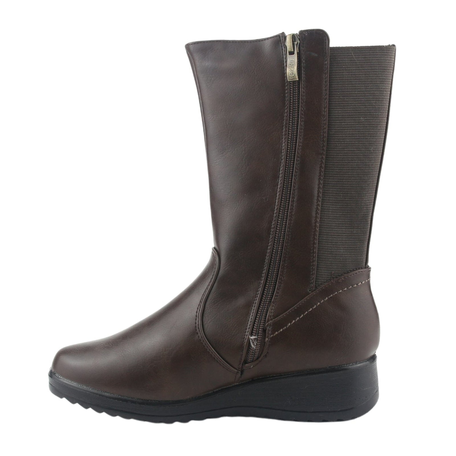 Botin Chalada Mujer Humen-3 Café Casual Botines Planos Chalada 