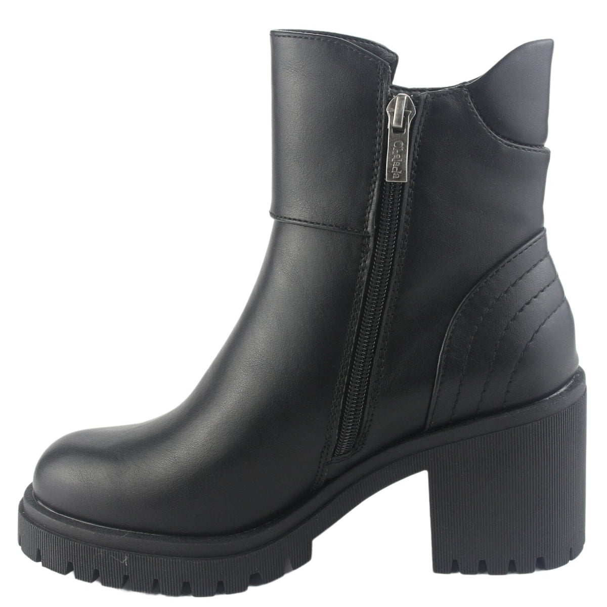 Botin Chalada Mujer Jordi-9 Negro Casual Botines Taco Chalada 