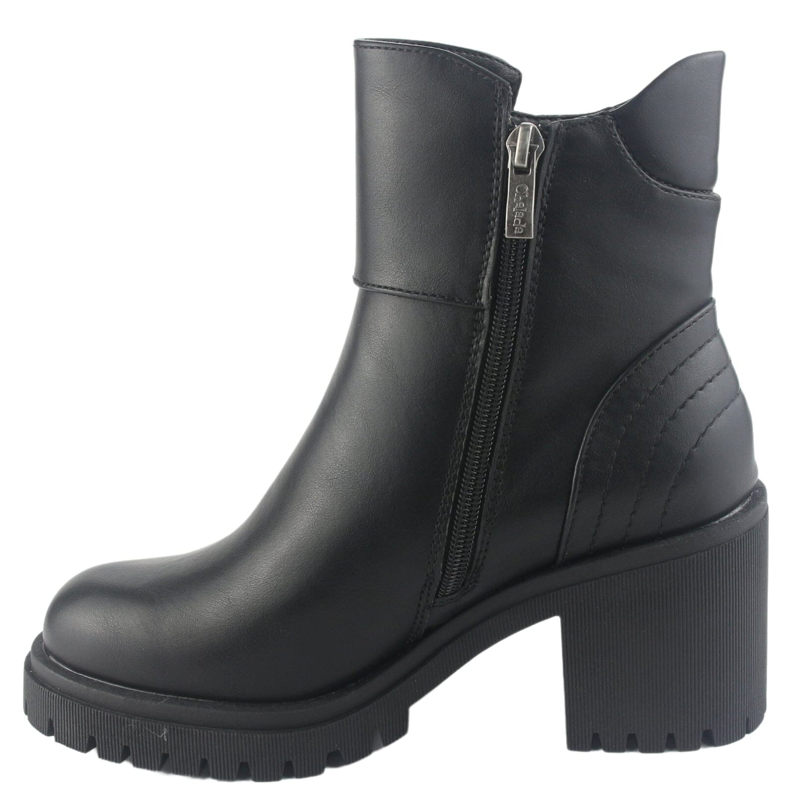 Botin Chalada Mujer Jordi-9 Negro Casual Botines Taco Chalada 