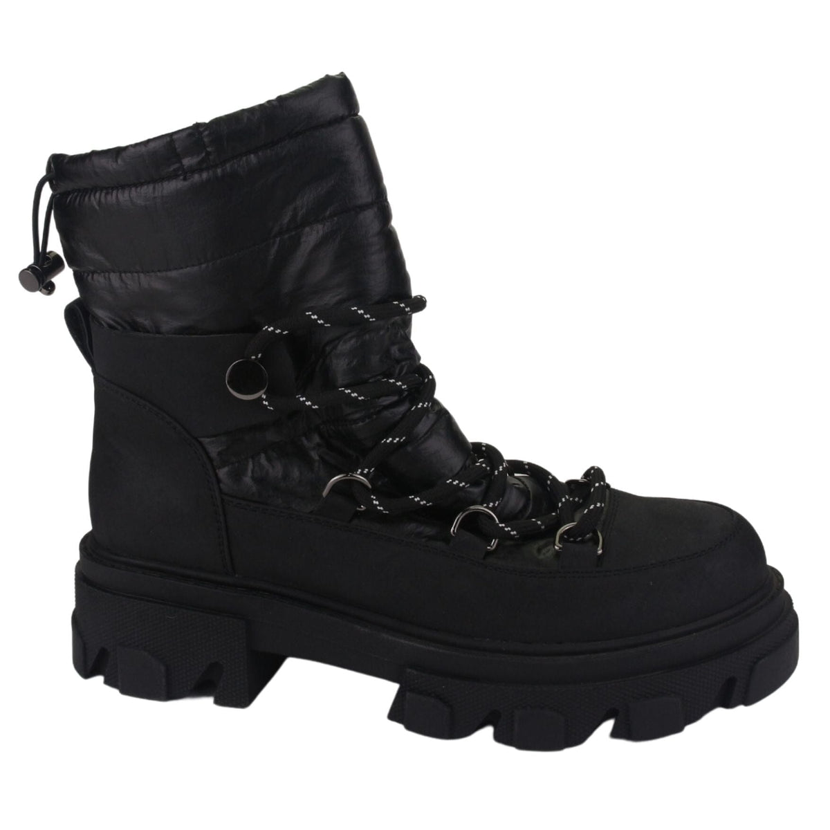 Botin Chalada Mujer Karl-9 Negro Moda Botines Taco Chalada 