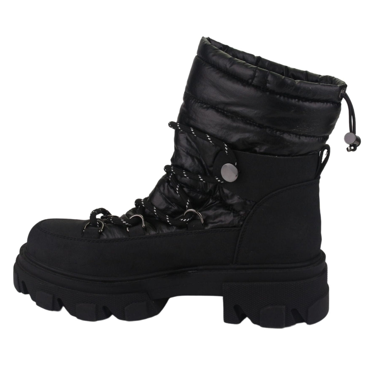 Botin Chalada Mujer Karl-9 Negro Moda Botines Taco Chalada 