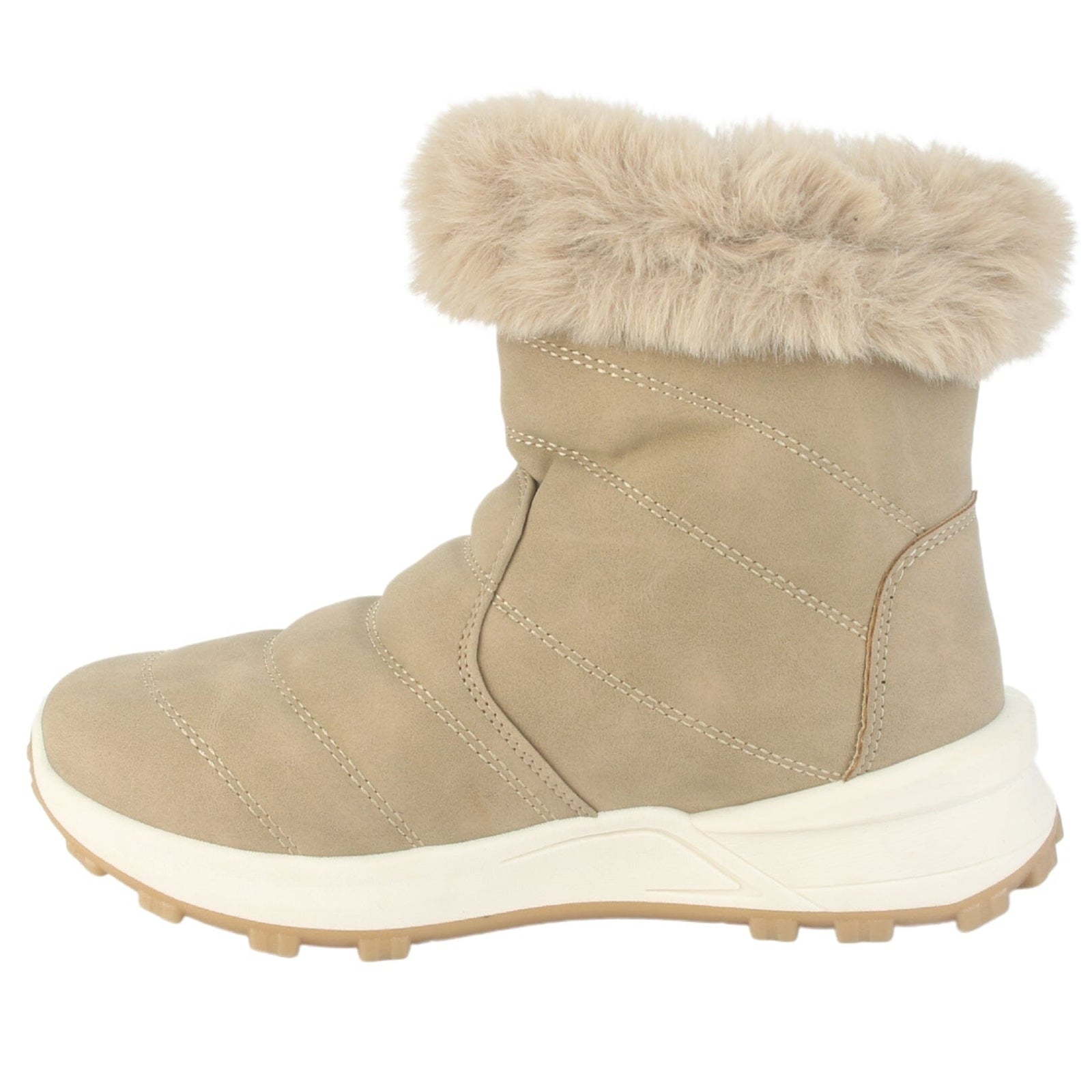Botin Chalada Mujer Laica-1 Beige Casual Botines Plataforma Chalada 