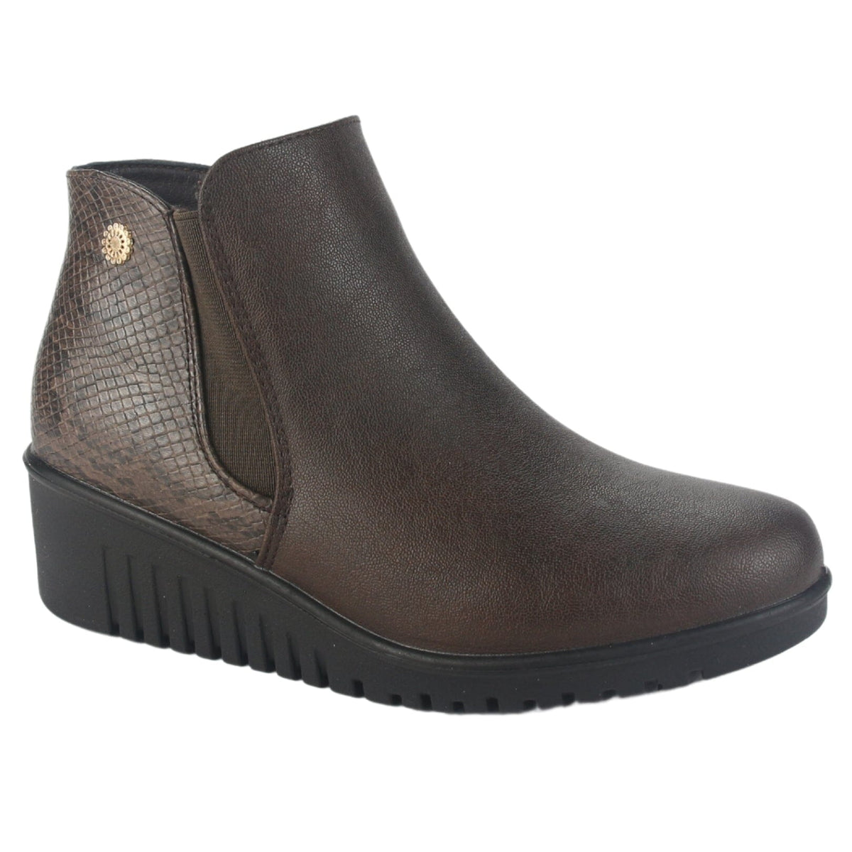 Botin Chalada Mujer Lili-1 café Casual Botines Plataforma Chalada 