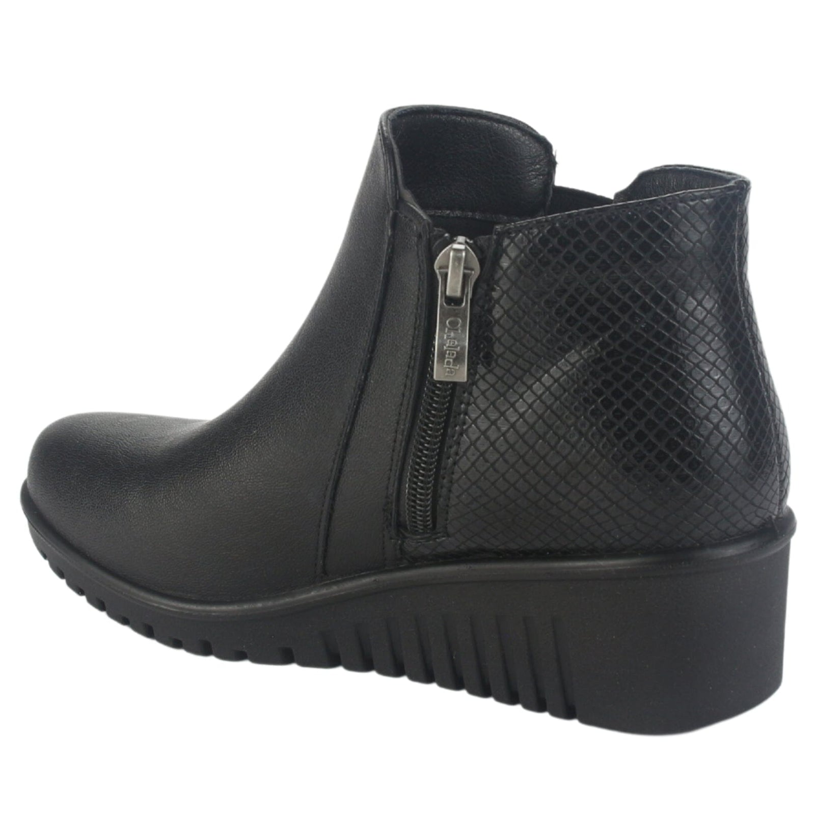Botin Chalada Mujer Lili-1 Negro Casual Botines Plataforma Chalada 