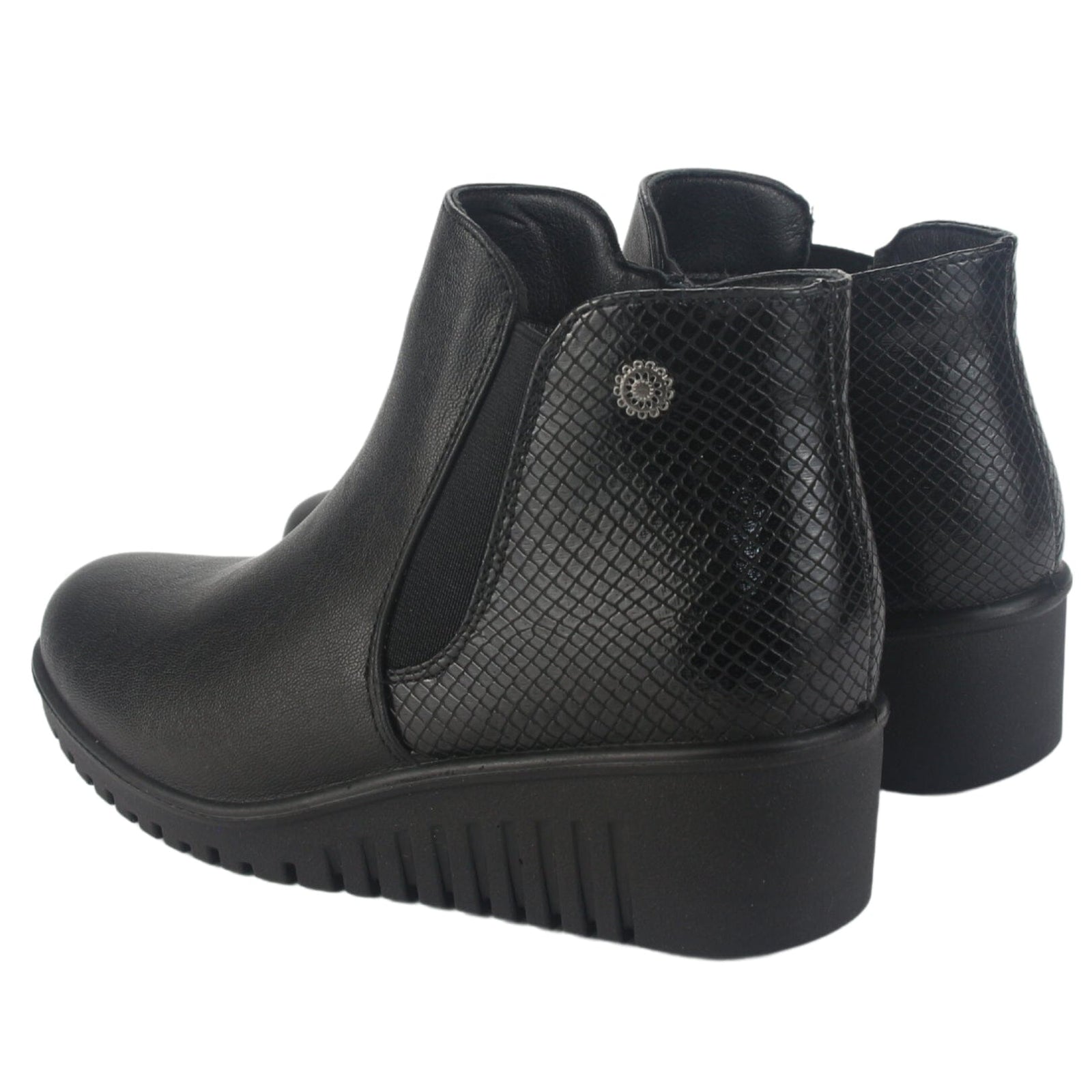 Botin Chalada Mujer Lili-1 Negro Casual Botines Plataforma Chalada 