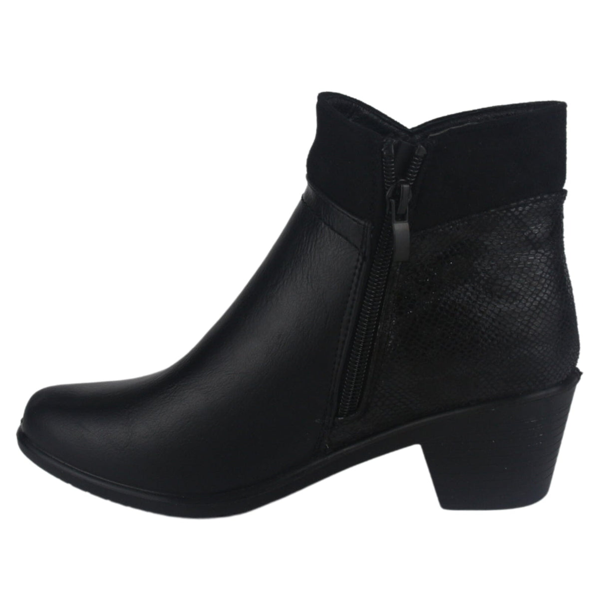 Botin Chalada Mujer Litang-2 Negro Casual Botines Chalada 