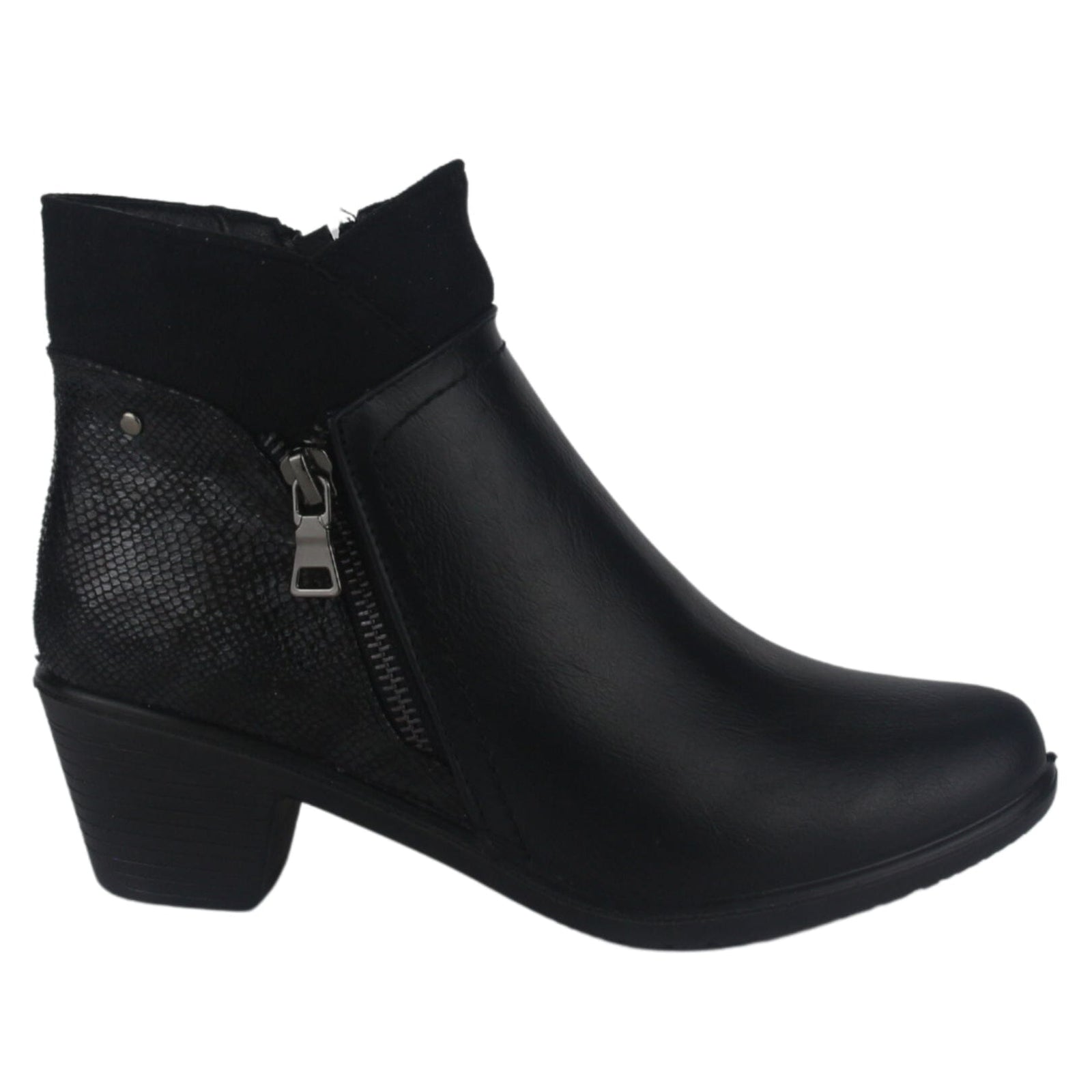 Botin Chalada Mujer Litang-2 Negro Casual Botines Chalada 