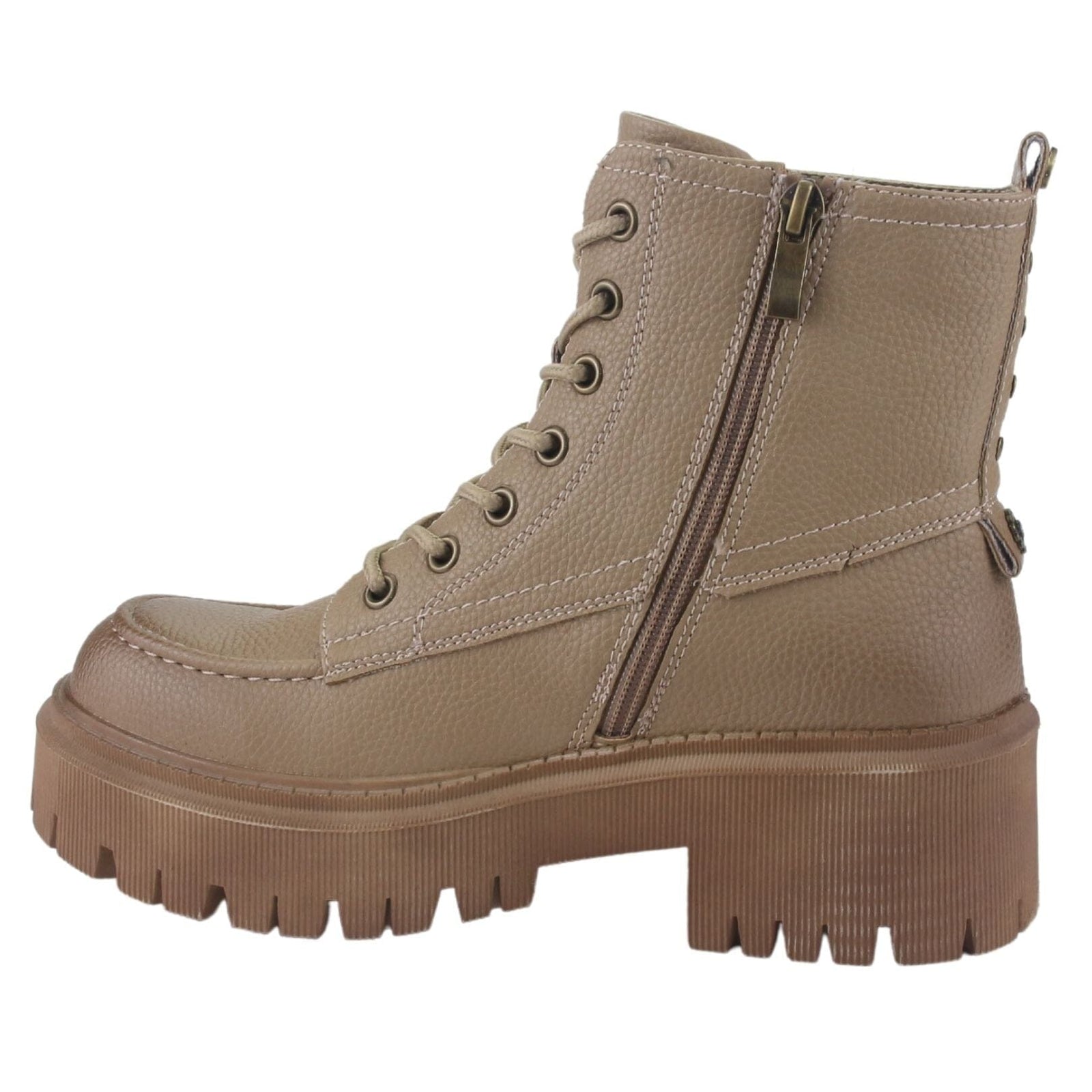 Botin Chalada Mujer Matter-1 Beige Casual Botines Taco Chalada 