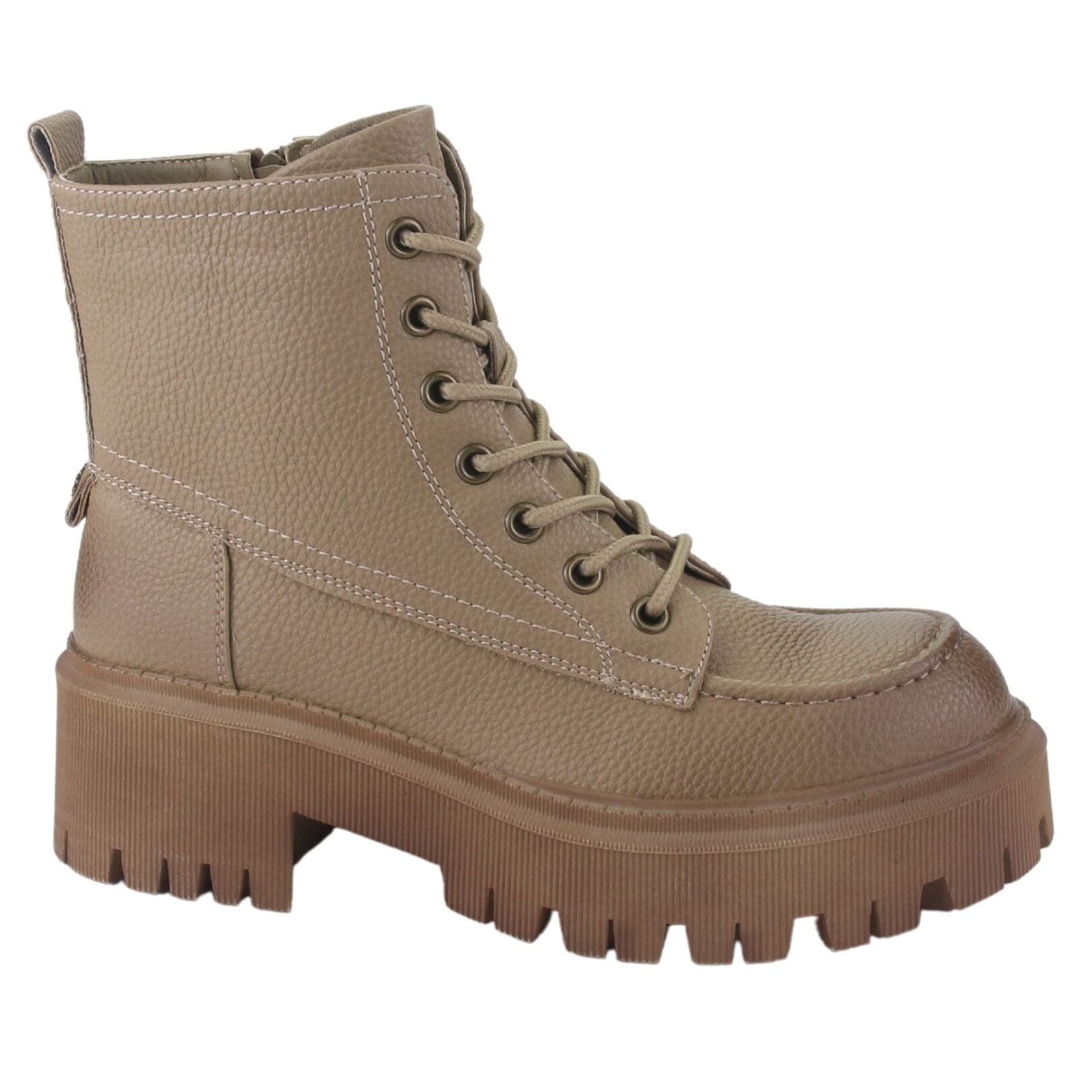 Botin Chalada Mujer Matter-1 Beige Casual Botines Taco Chalada 