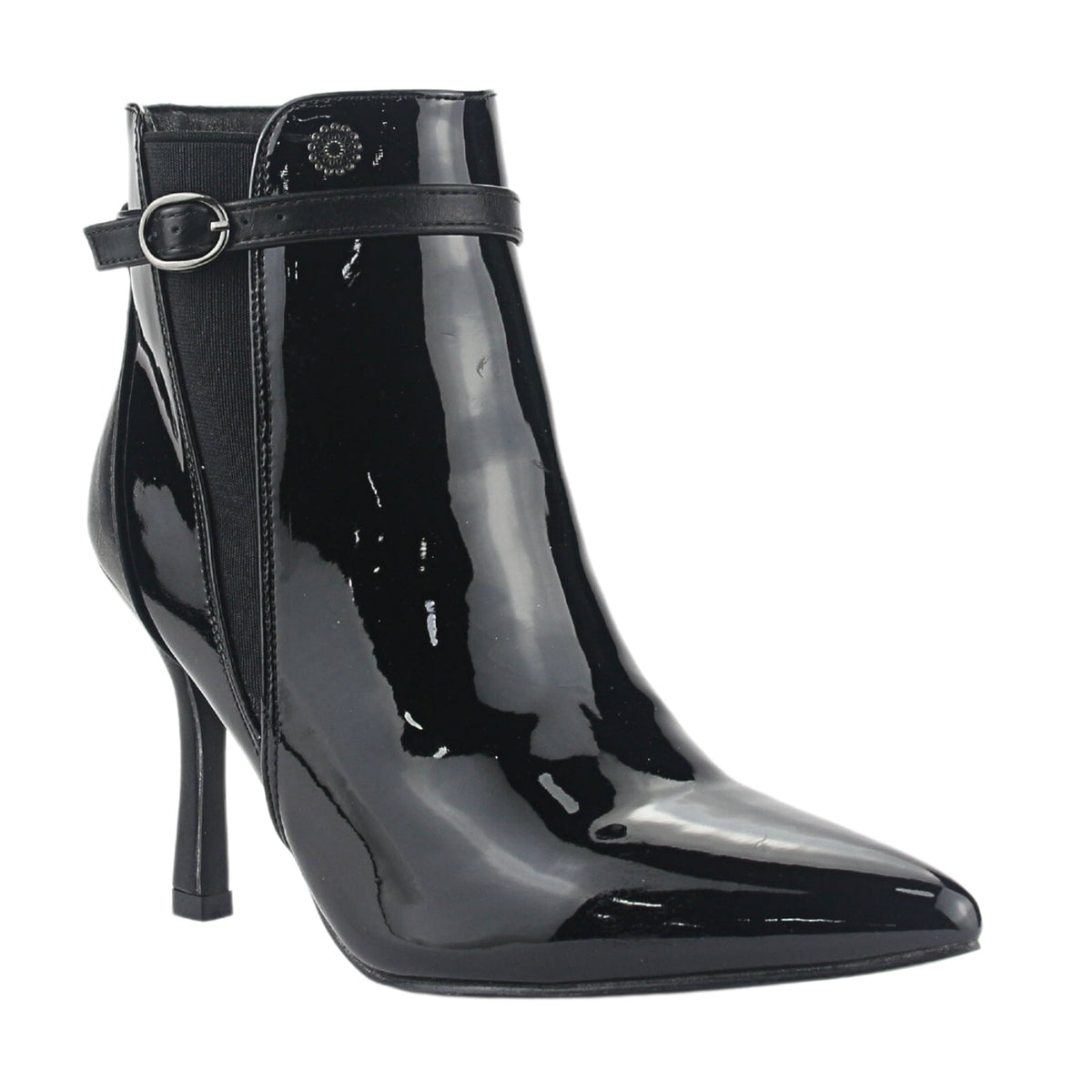 Botin Chalada Mujer Nero-2 V Negro Casual Botines Taco Chalada 