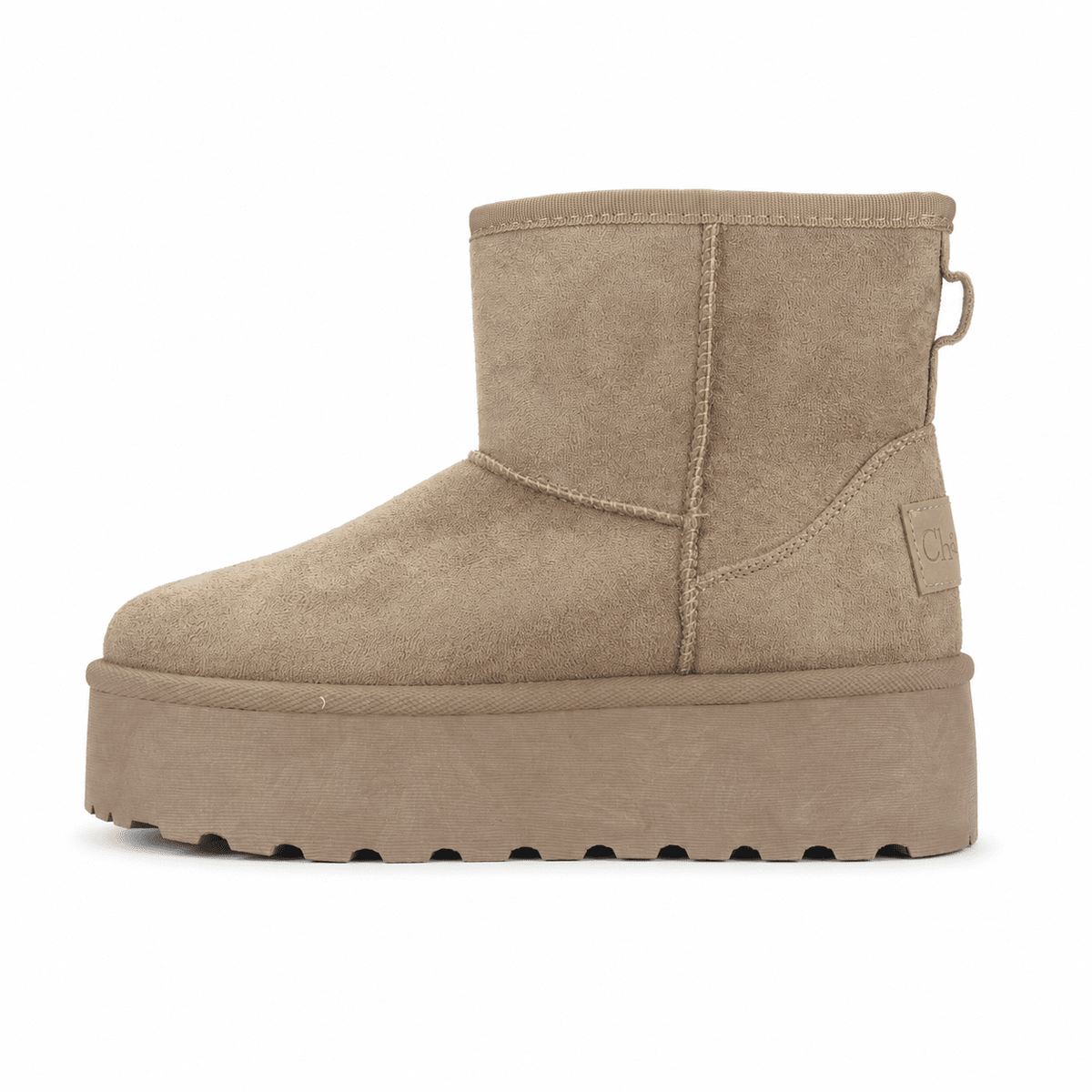 Botin Chalada Mujer Pinguih-2 Taupe Casual Pantuflas Chalada 