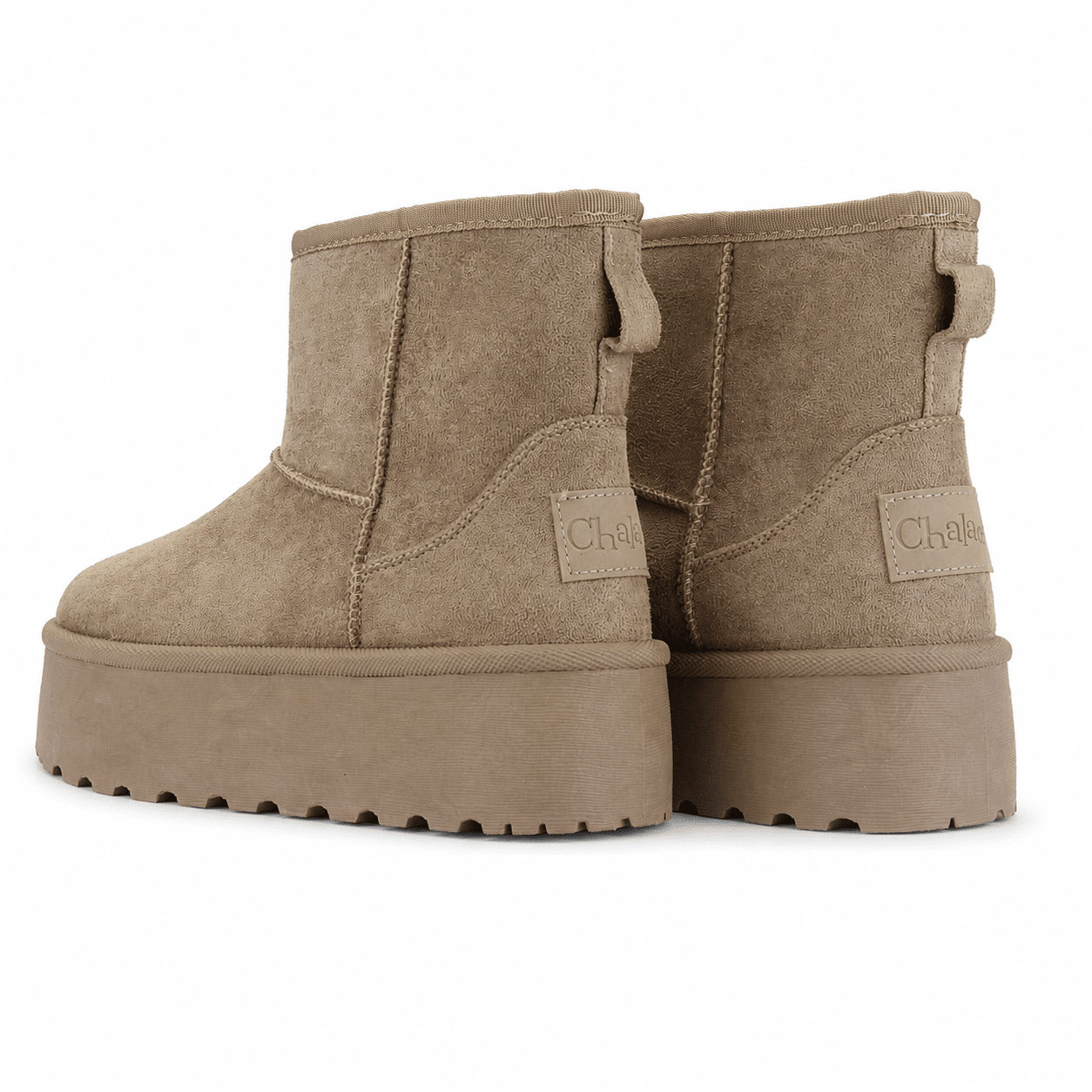 Botin Chalada Mujer Pinguih-2 Taupe Casual Pantuflas Chalada 