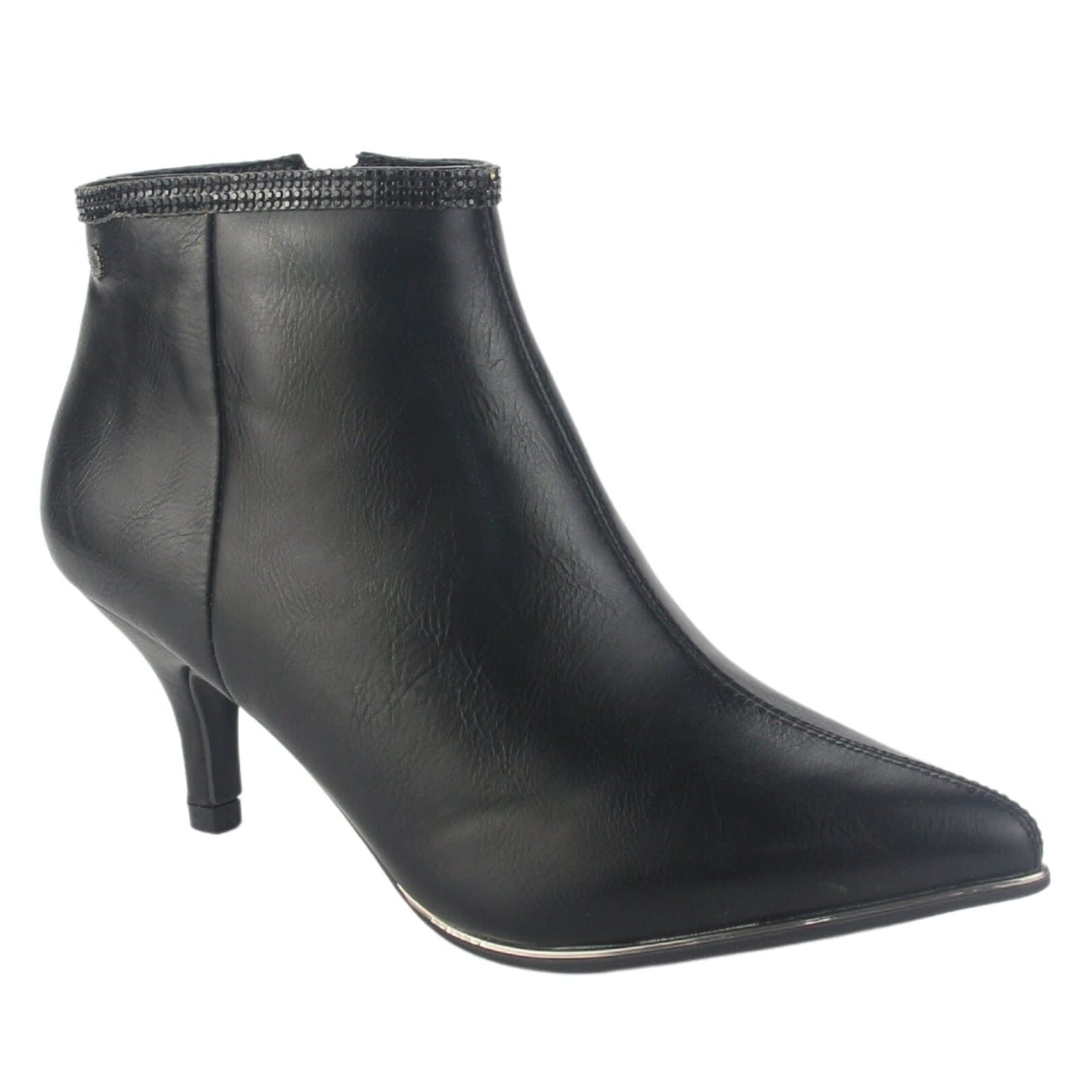 Botin Chalada Mujer Plos-66 Negro Casual Botines Taco Chalada 