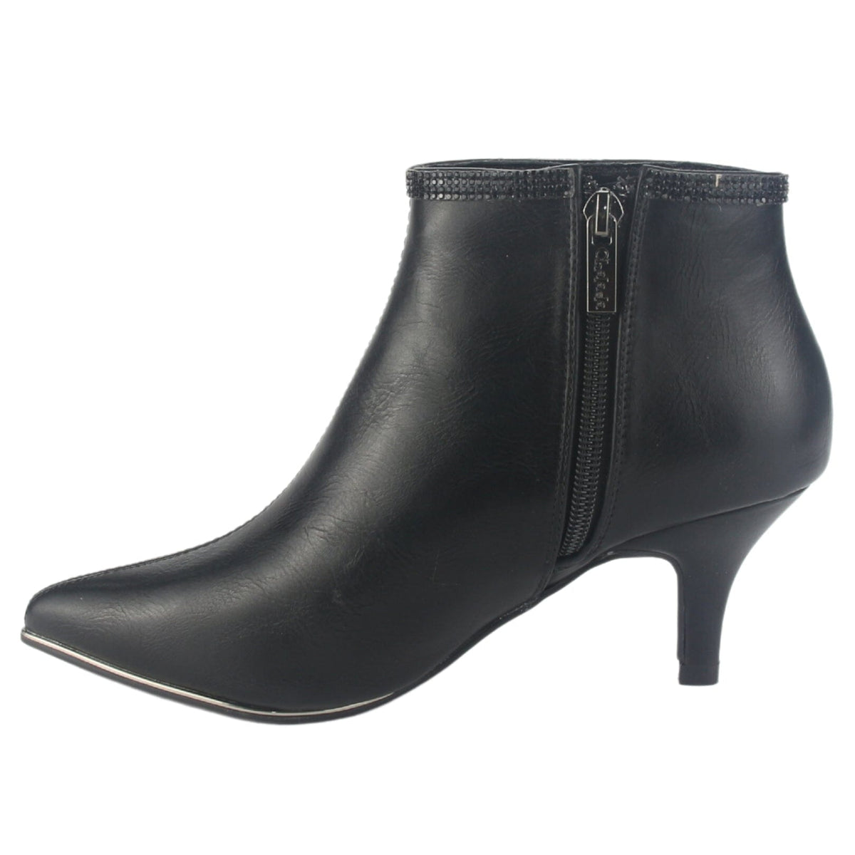 Botin Chalada Mujer Plos-66 Negro Casual Botines Taco Chalada 